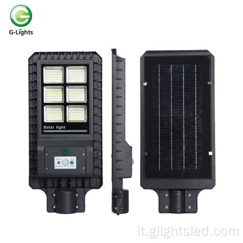 60 120 180 watt integrato tutto in un lampione solare a led